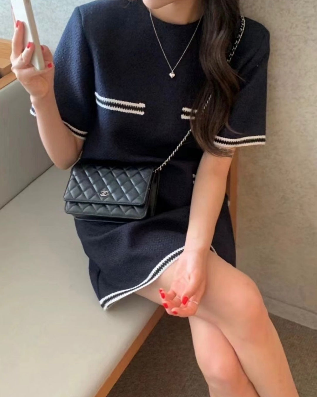 CHANEL Mini Quilted Flap Bag 20cm