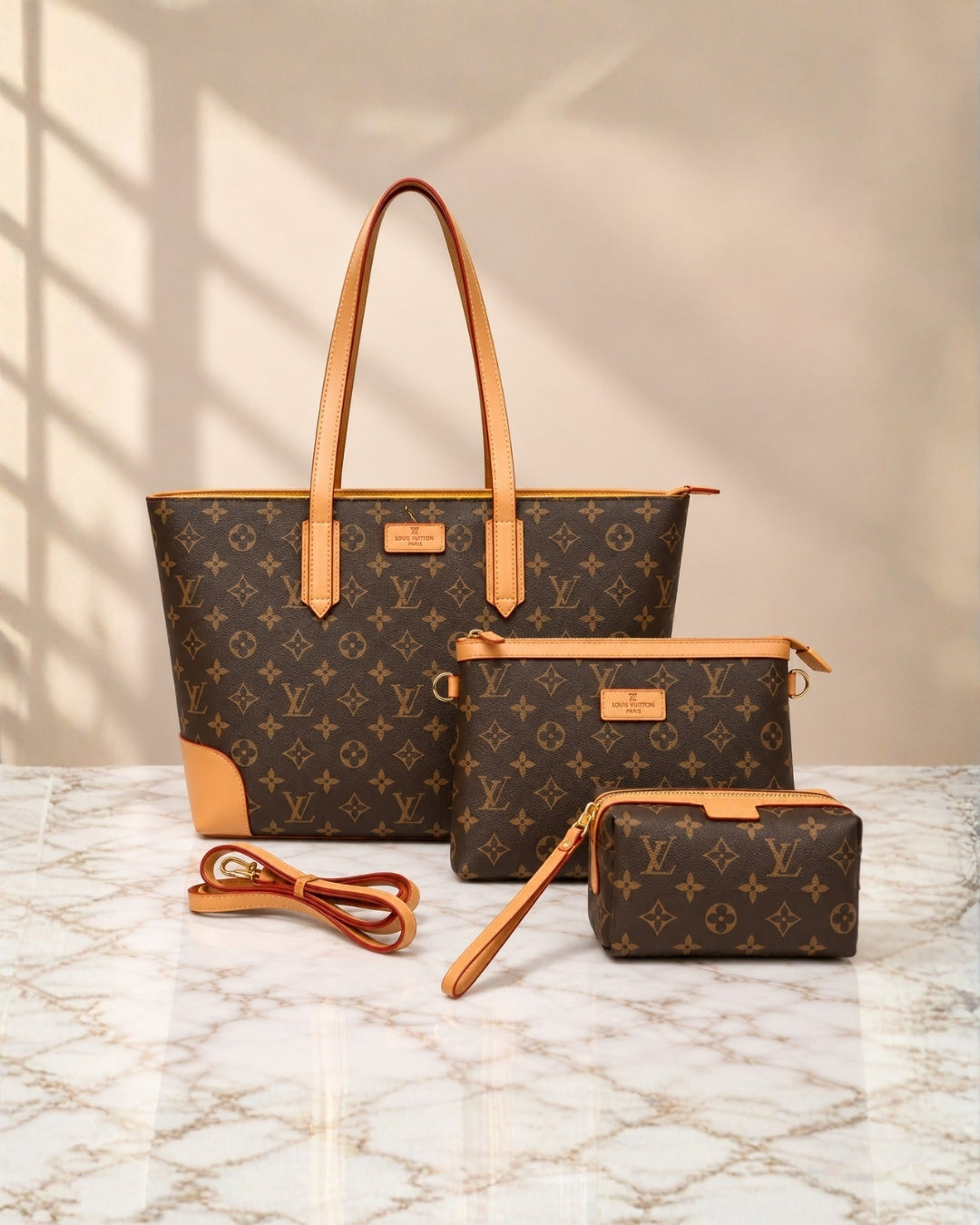LV Multi-Piece Tote Bag Set 45cm
