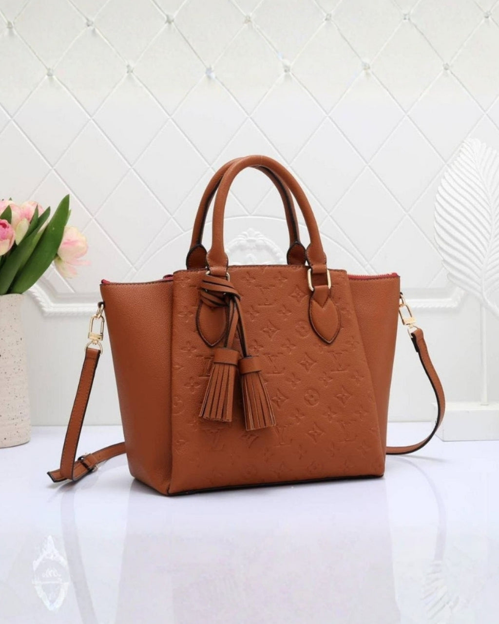 LV Embossed Monogram Tote 38cm