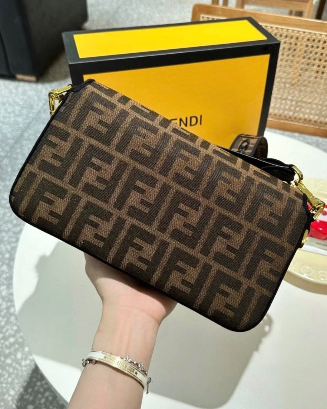 FENDI Baguette Shoulder Bag 29cm
