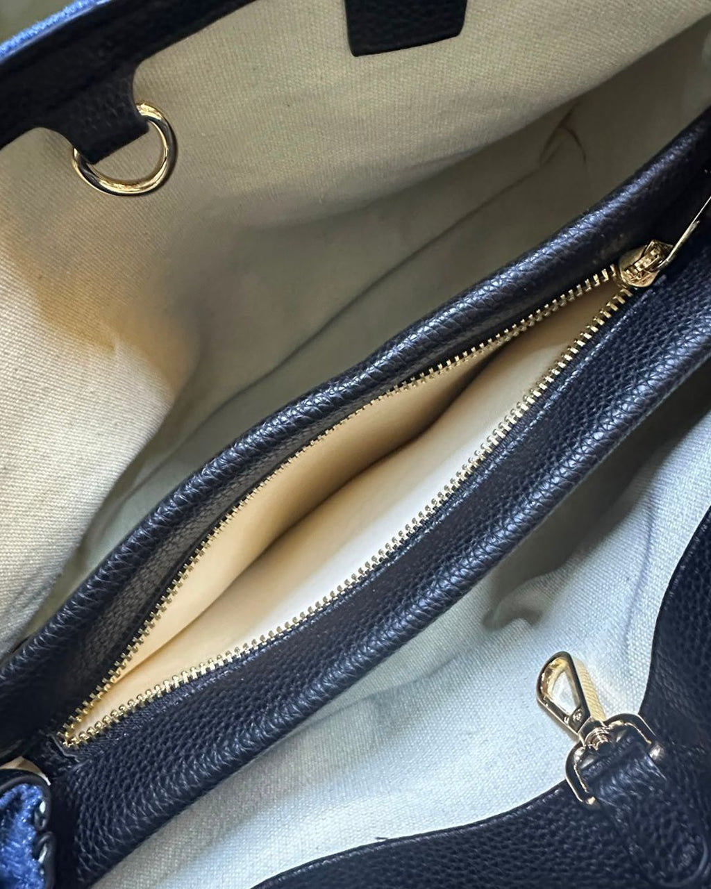CHANEL Two-Tone Flap Bag 32 cm A+