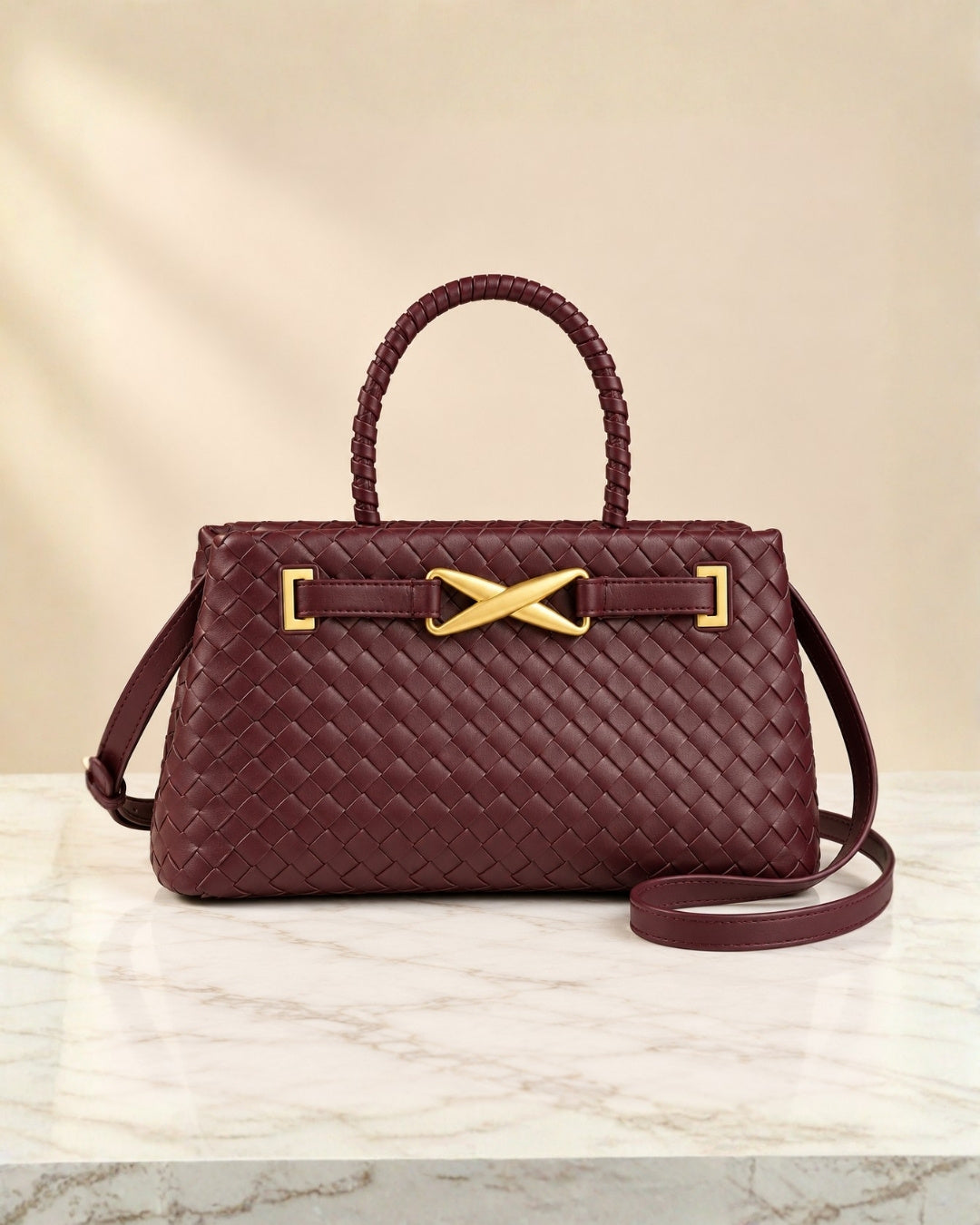 BOTTEGA Woven Tote Bag 30cm
