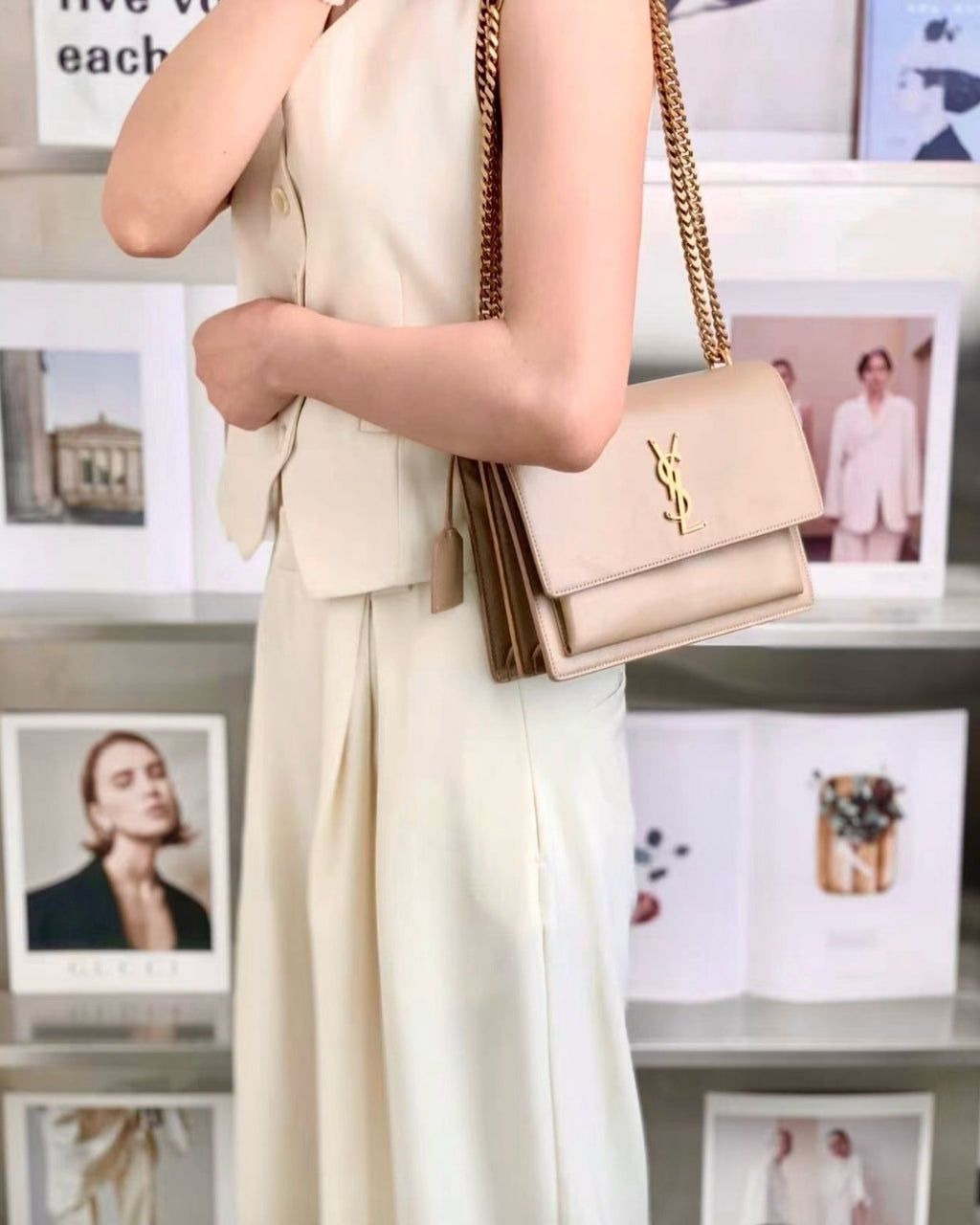YSL Sunset Flap Bag 22 cm