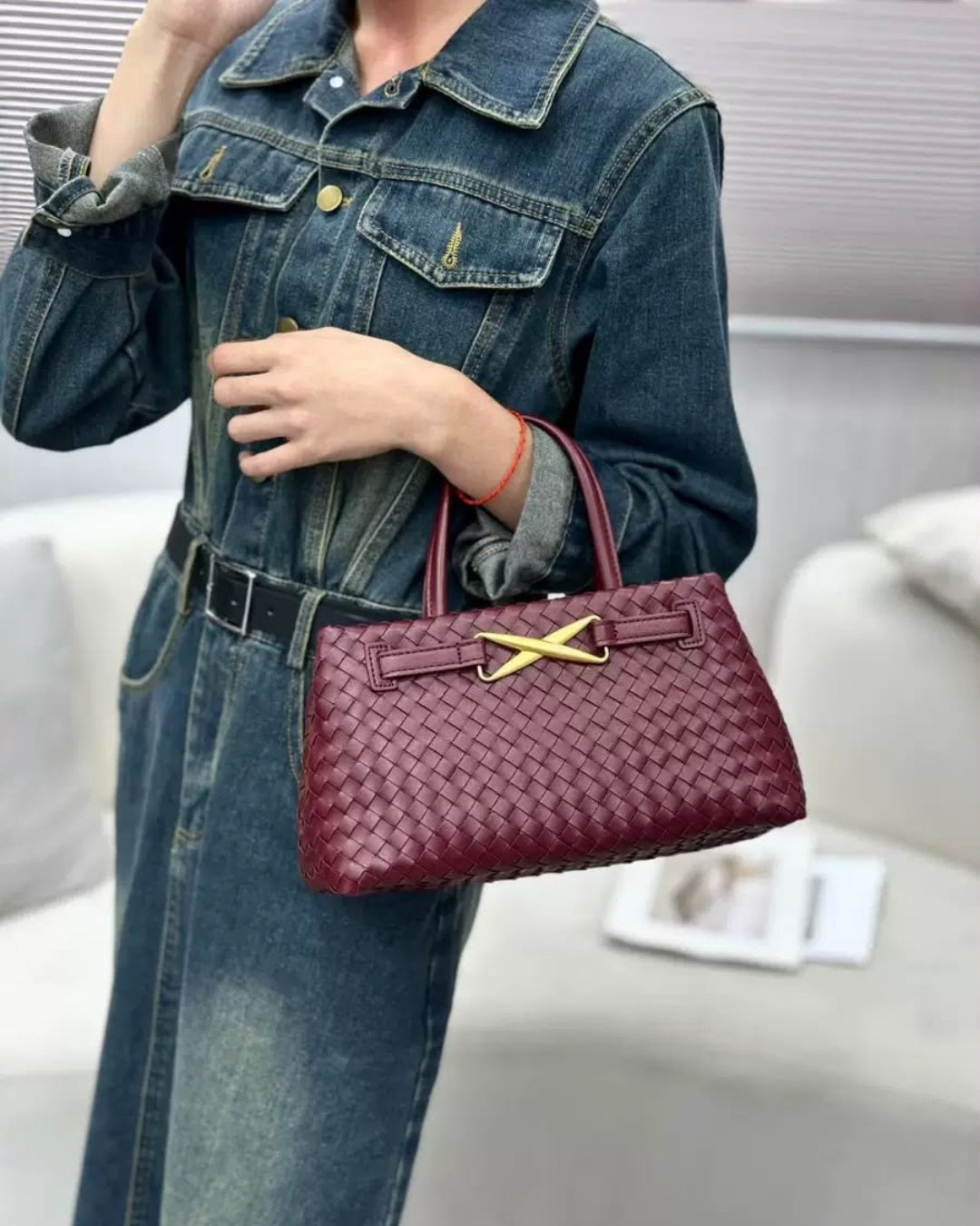 BOTTEGA Dual Handle Tote 29cm