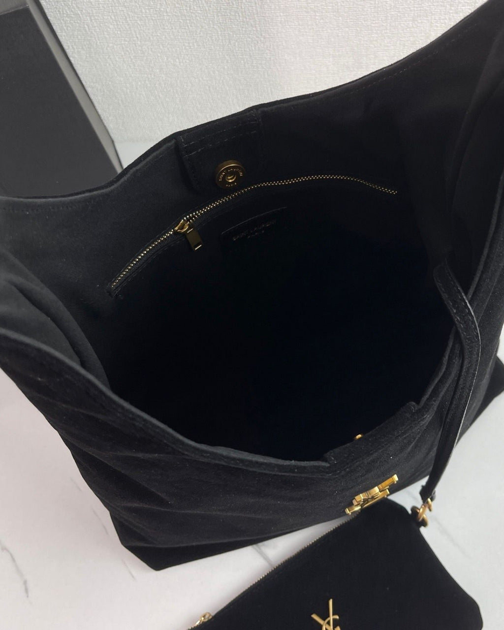 YSL Suede Hobo Bag 35 cm