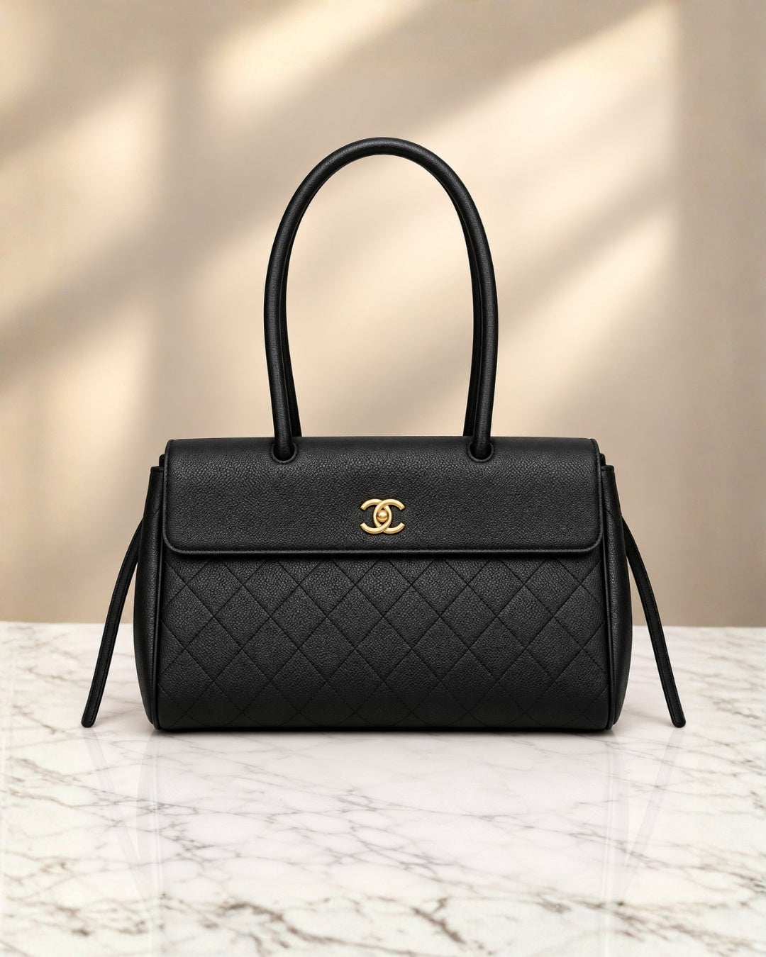 CHANEL Top Handle Tote Bag 32cm