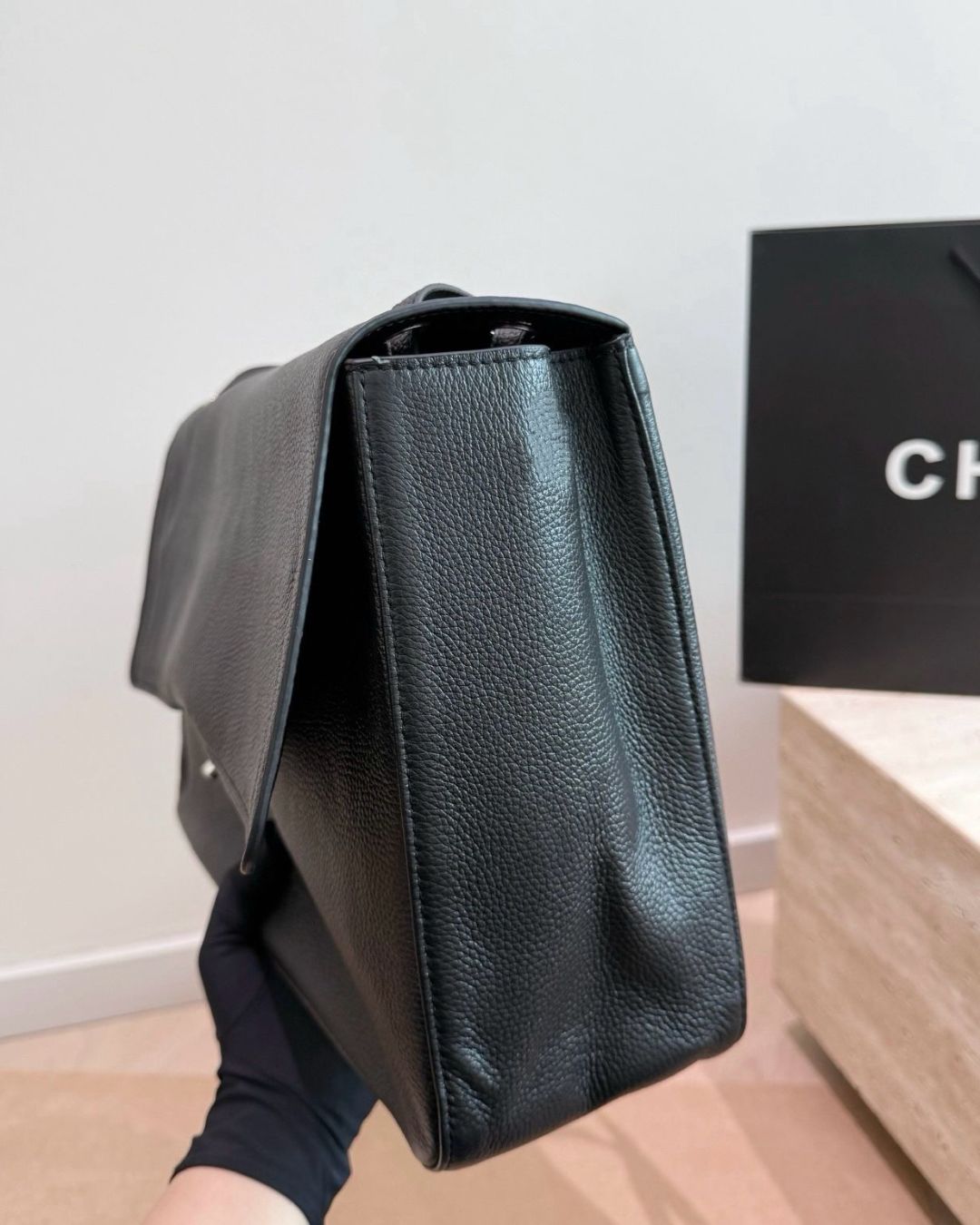CHANEL Maxi Flap Jumbo Bag 38cm A+