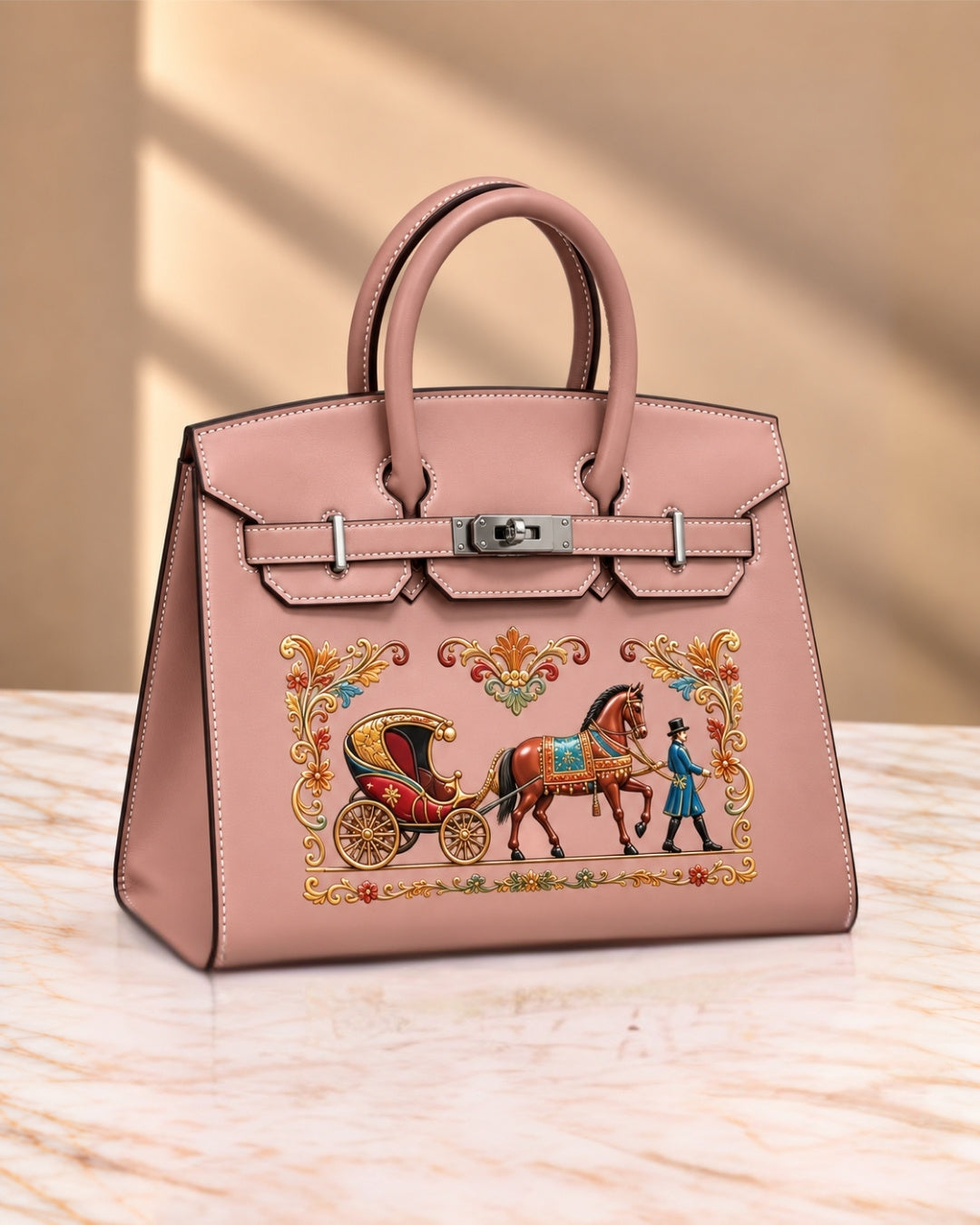 HERMES Birkin Carriage Print 30cm