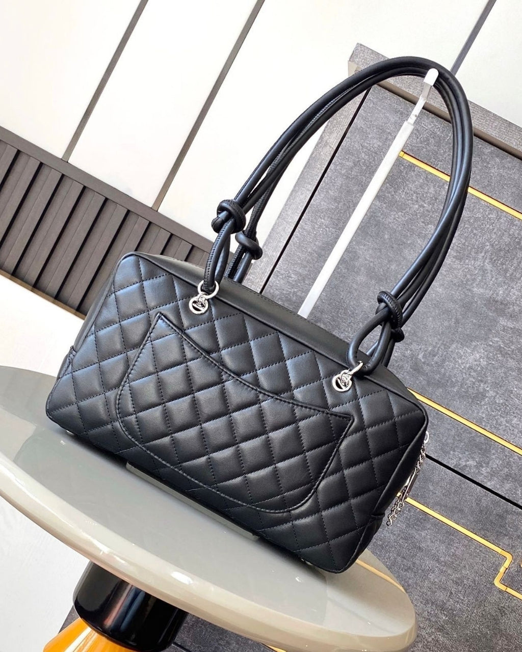 CHANEL Quilted Shoulder Bag 28cm
