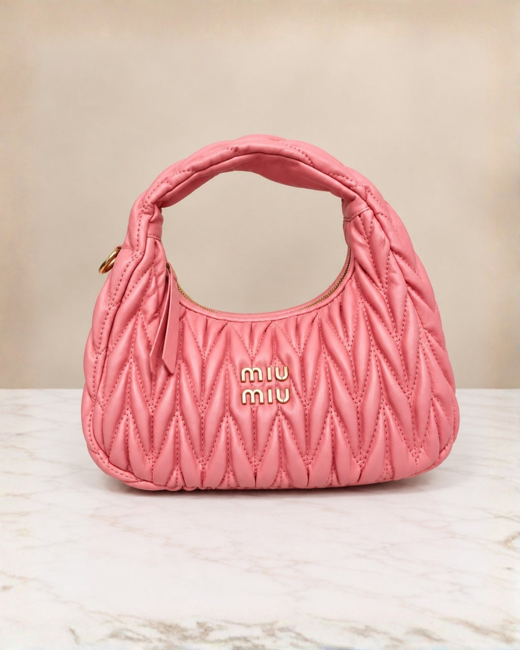 MIU MIU Matelassé Hobo Bag 24cm