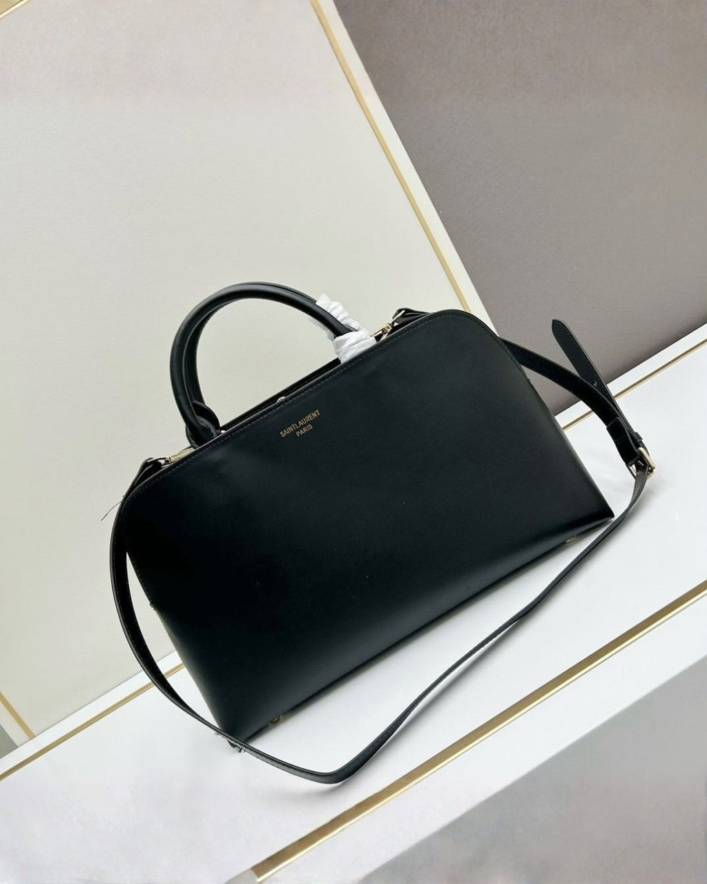 YSL Structured Top Handle Bag 31 cm