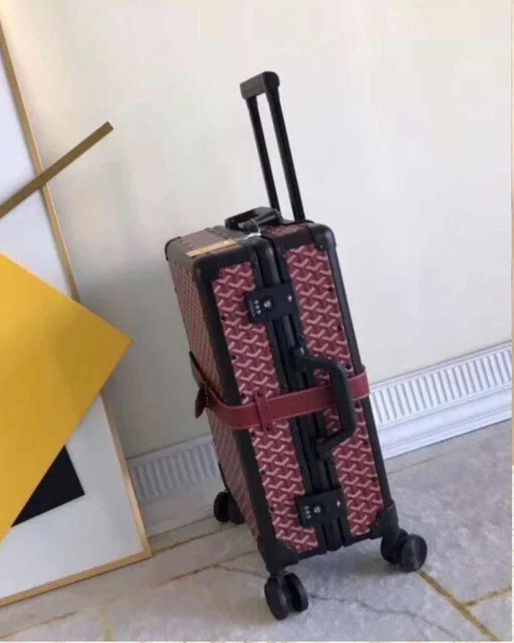 Rolling Luggage Goyard 56cm A+