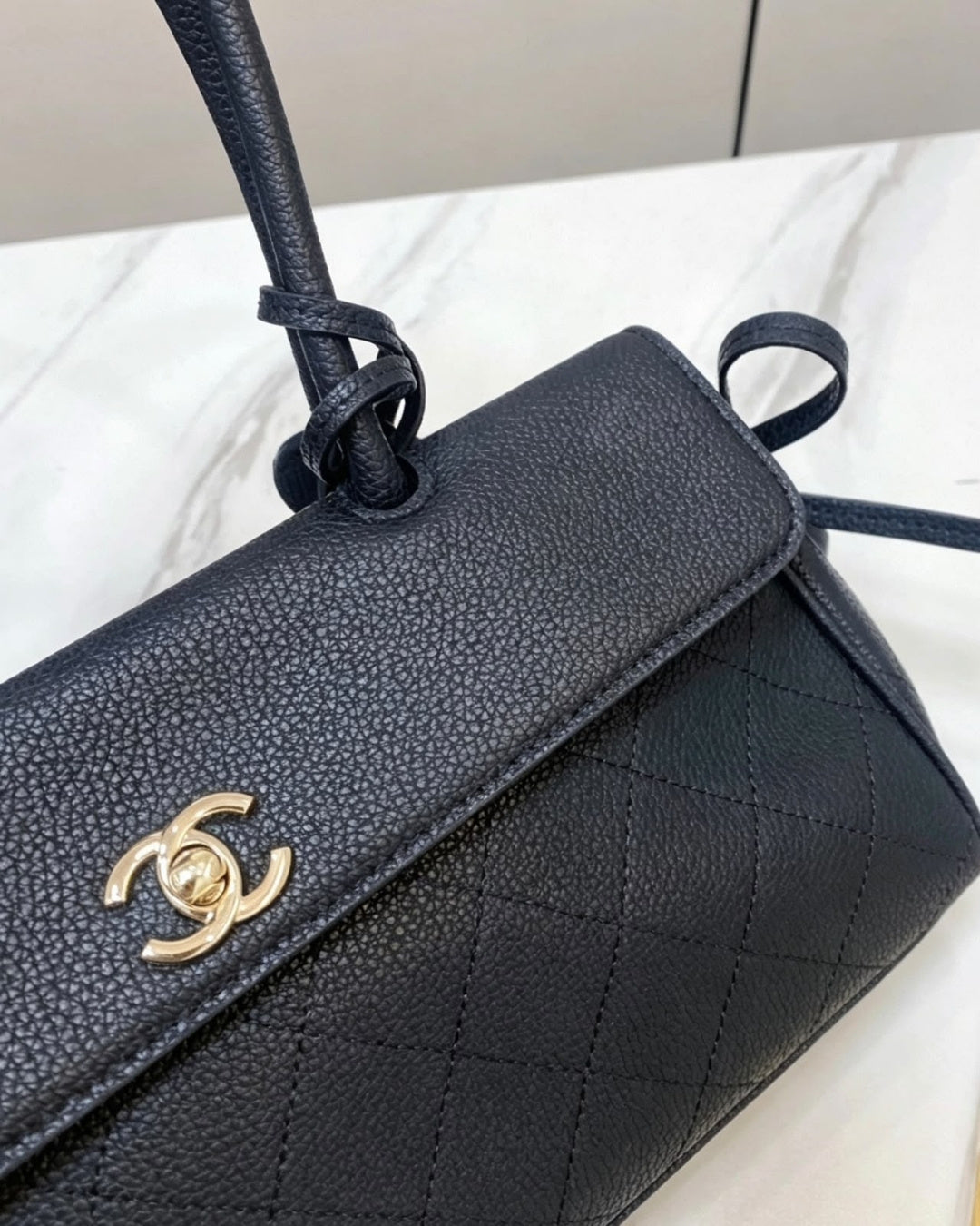 CHANEL Dual Handle Tote Bag 29cm
