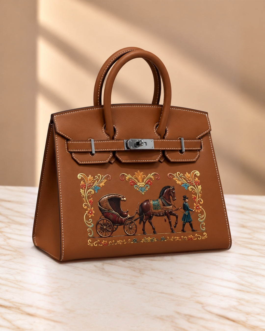 HERMES Birkin Carriage Print 30cm