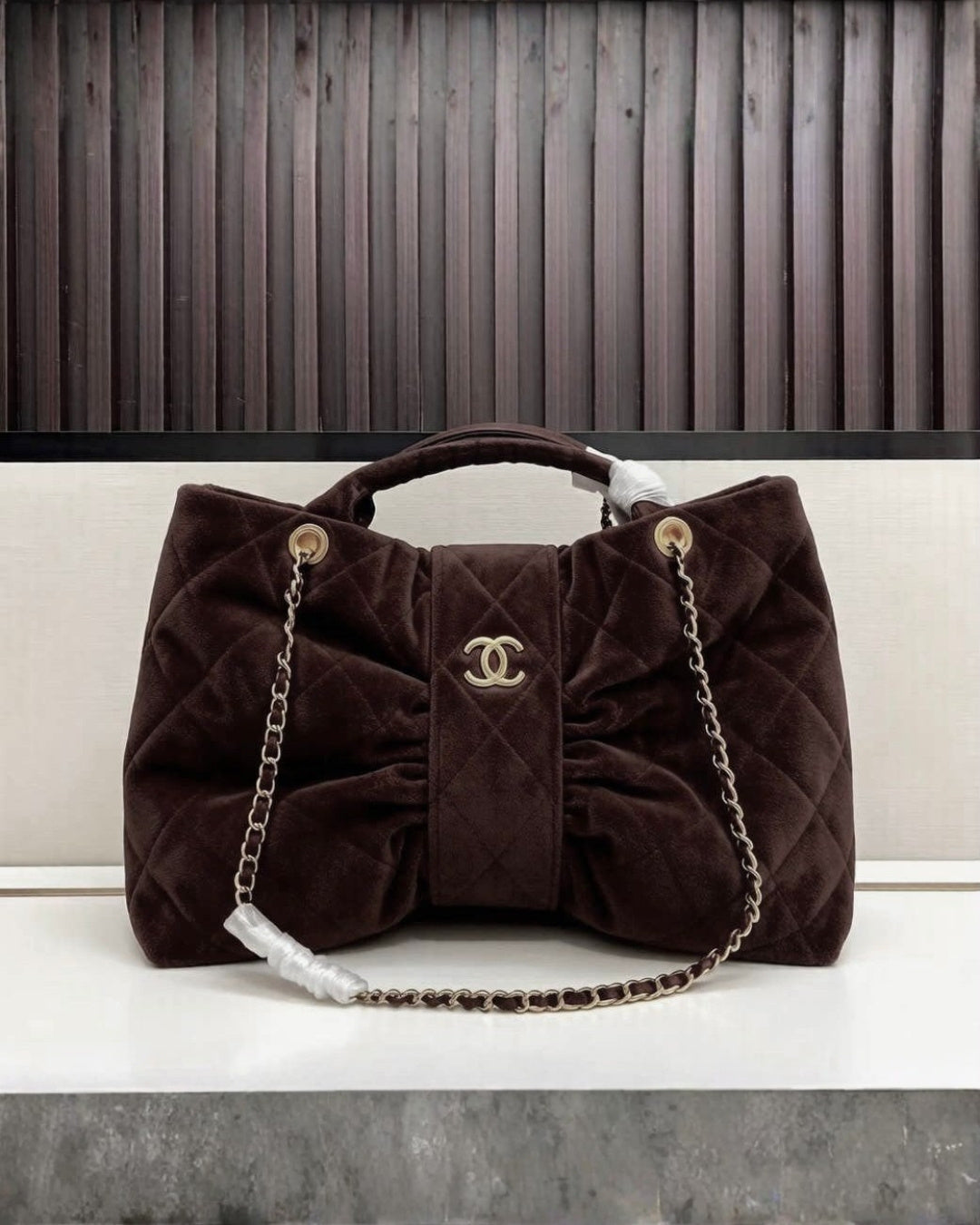 CHANEL Puffy Shoulder Bag 40 cm without Box A+