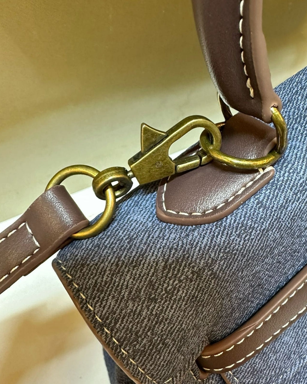 HERMES Kelly Denim Bag 28cm