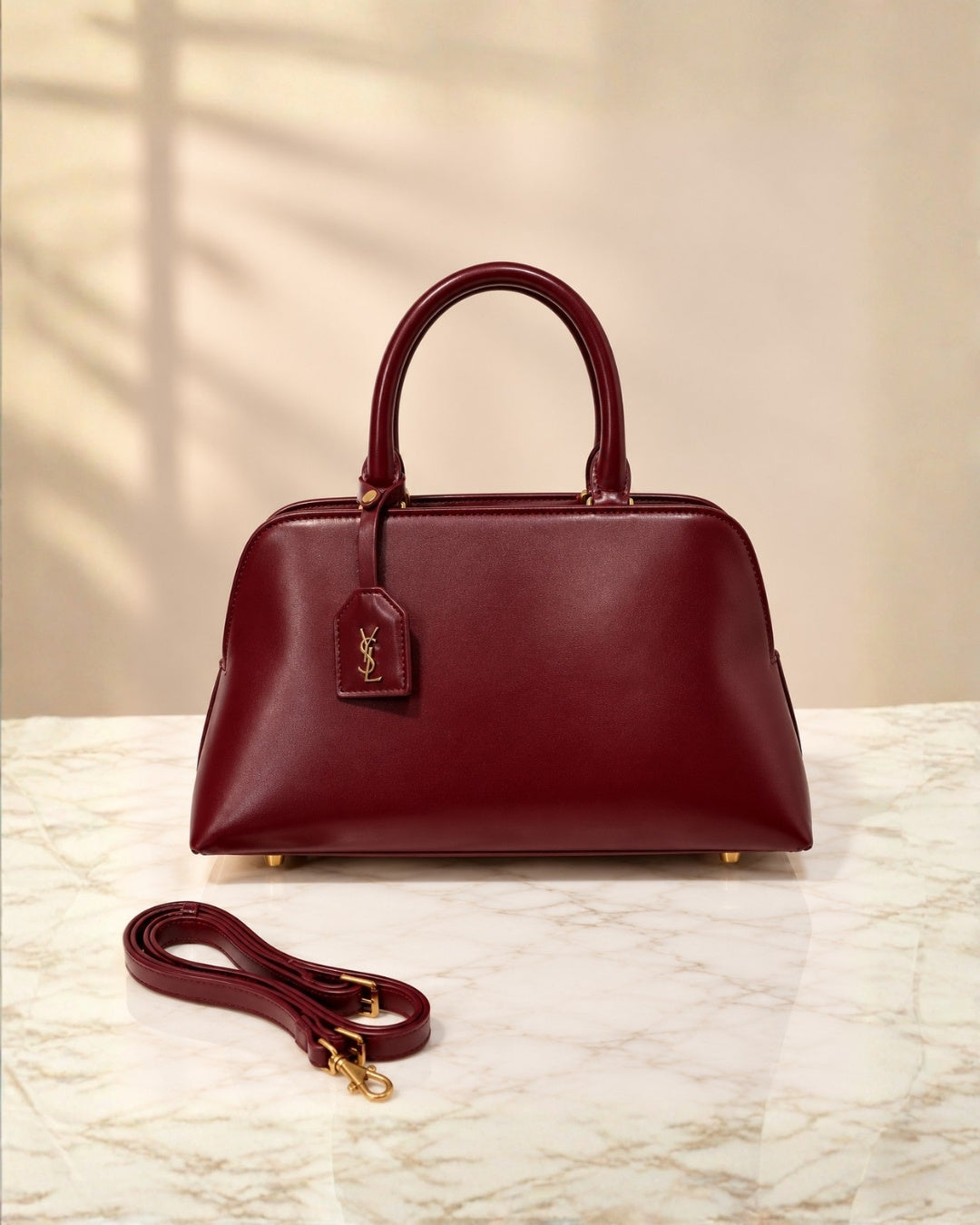 YSL Structured Top Handle Bag 31 cm