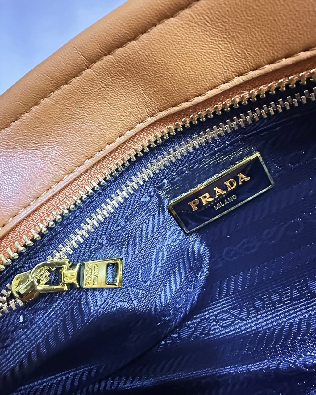 PRADA Denim Tote Bag Big Size A+