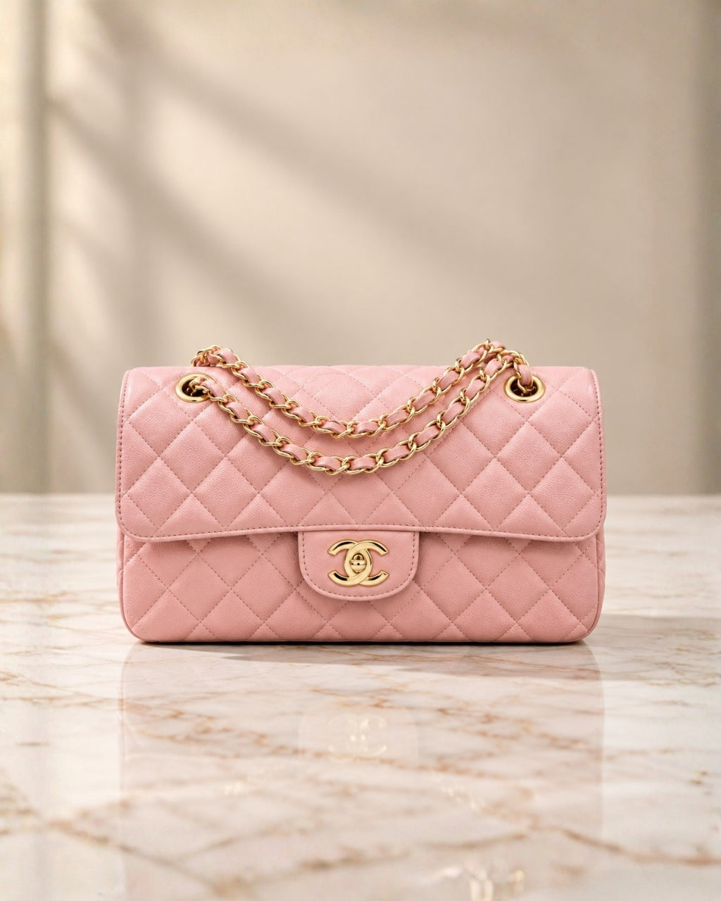 CHANEL Classic Double Flap Shoulder Bag 26cm A+