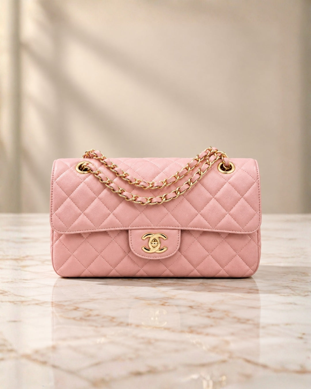 CHANEL Classic Double Flap Shoulder Bag 26cm A+