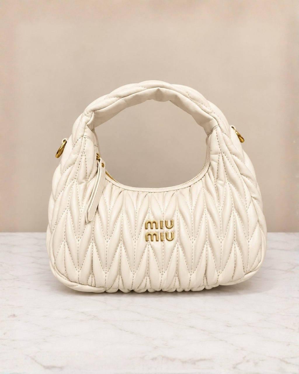 MIU MIU Matelassé Hobo Bag 24cm
