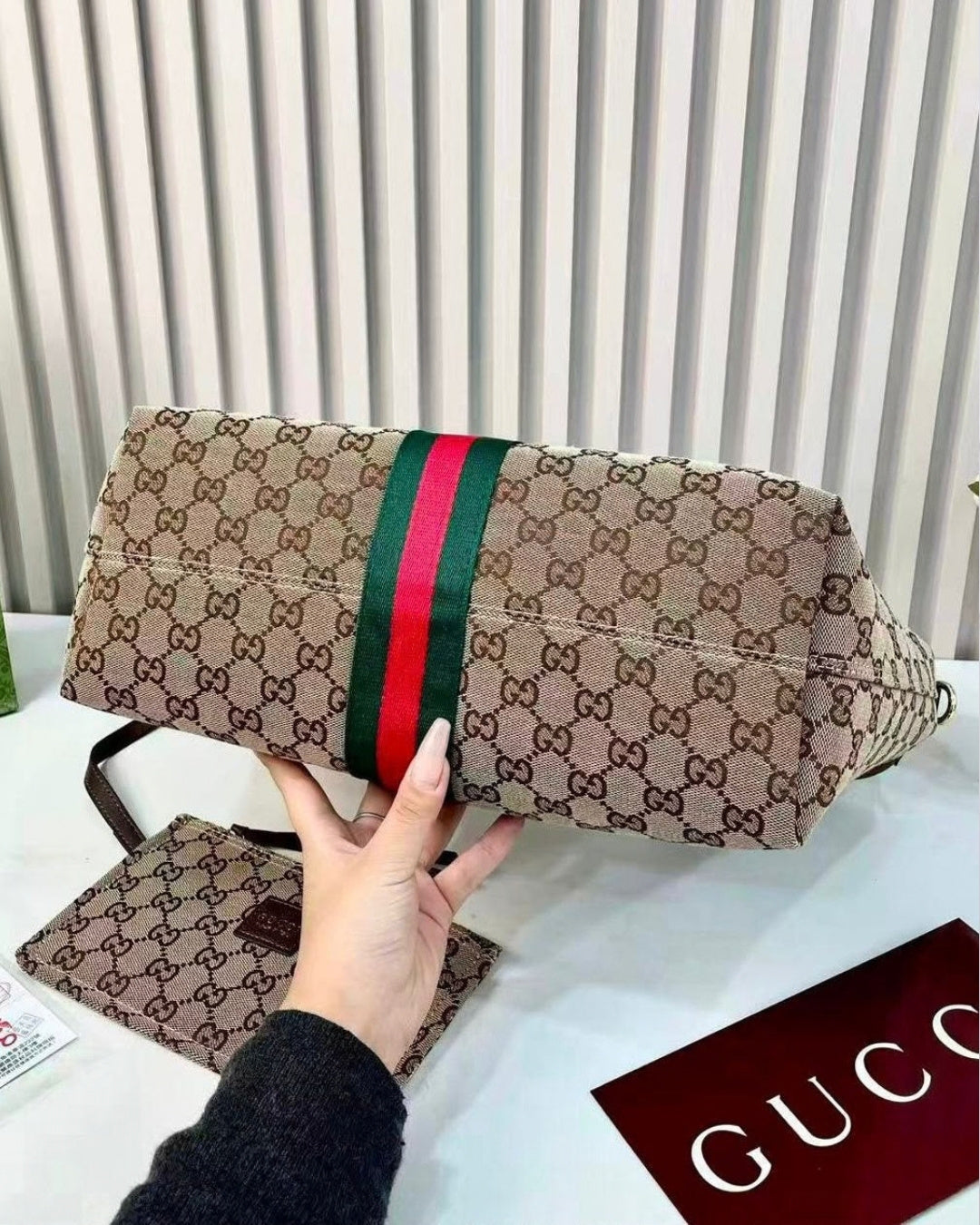 Gucci GG Shoulder Tote Bag 33cm