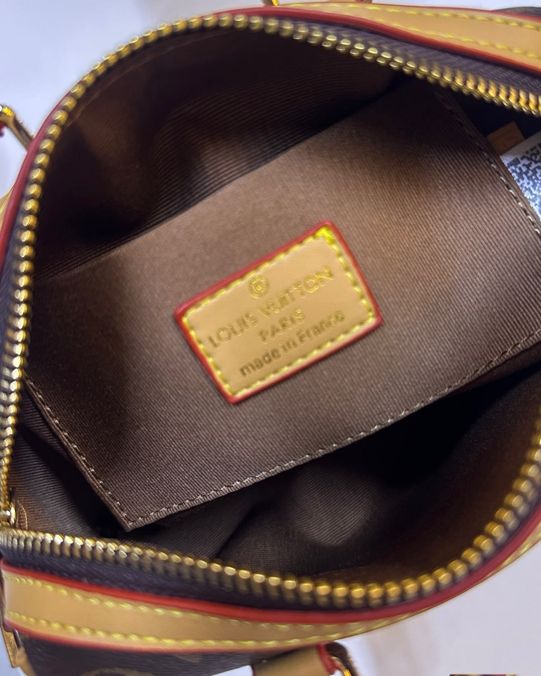 LV Speedy Mini with Teddy Charm 20cm A+
