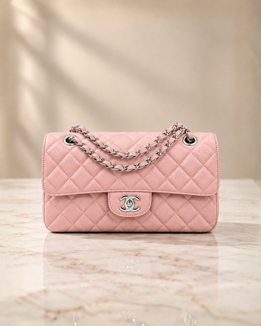 CHANEL Classic Double Flap Shoulder Bag 26cm A+