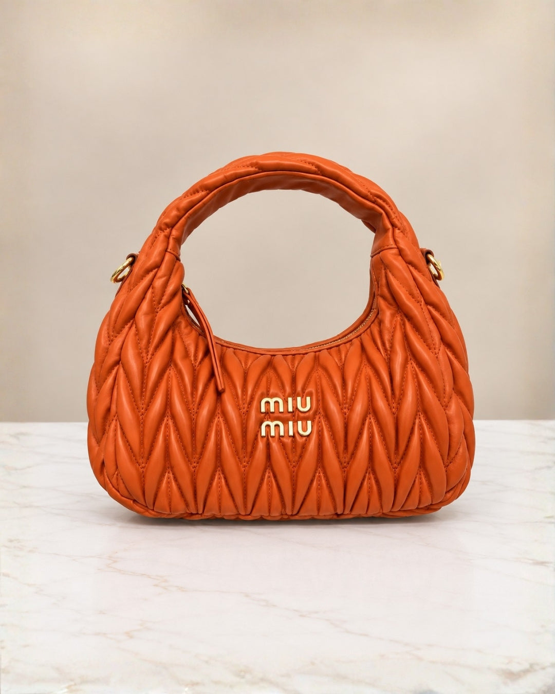 MIU MIU Matelassé Hobo Bag 24cm