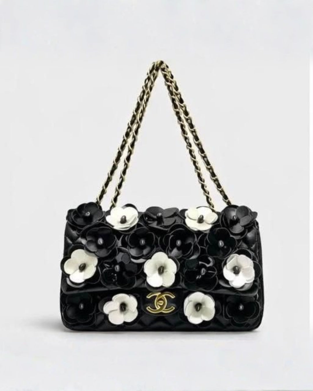 CHANEL Camellia Flower Bag 26 cm A+