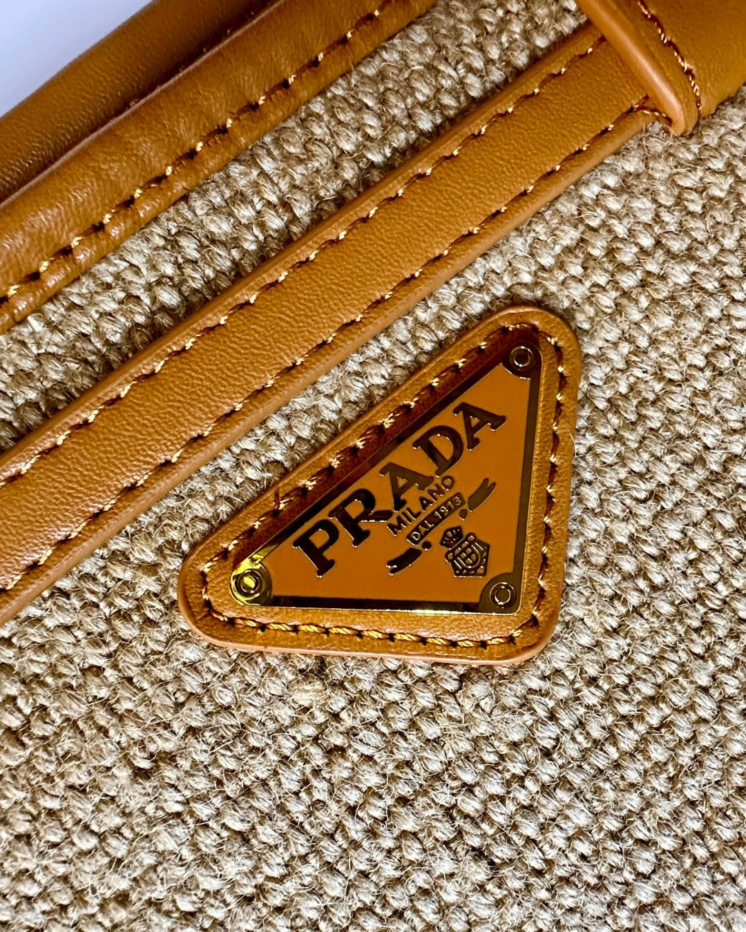 PRADA Denim Tote Bag Big Size A+
