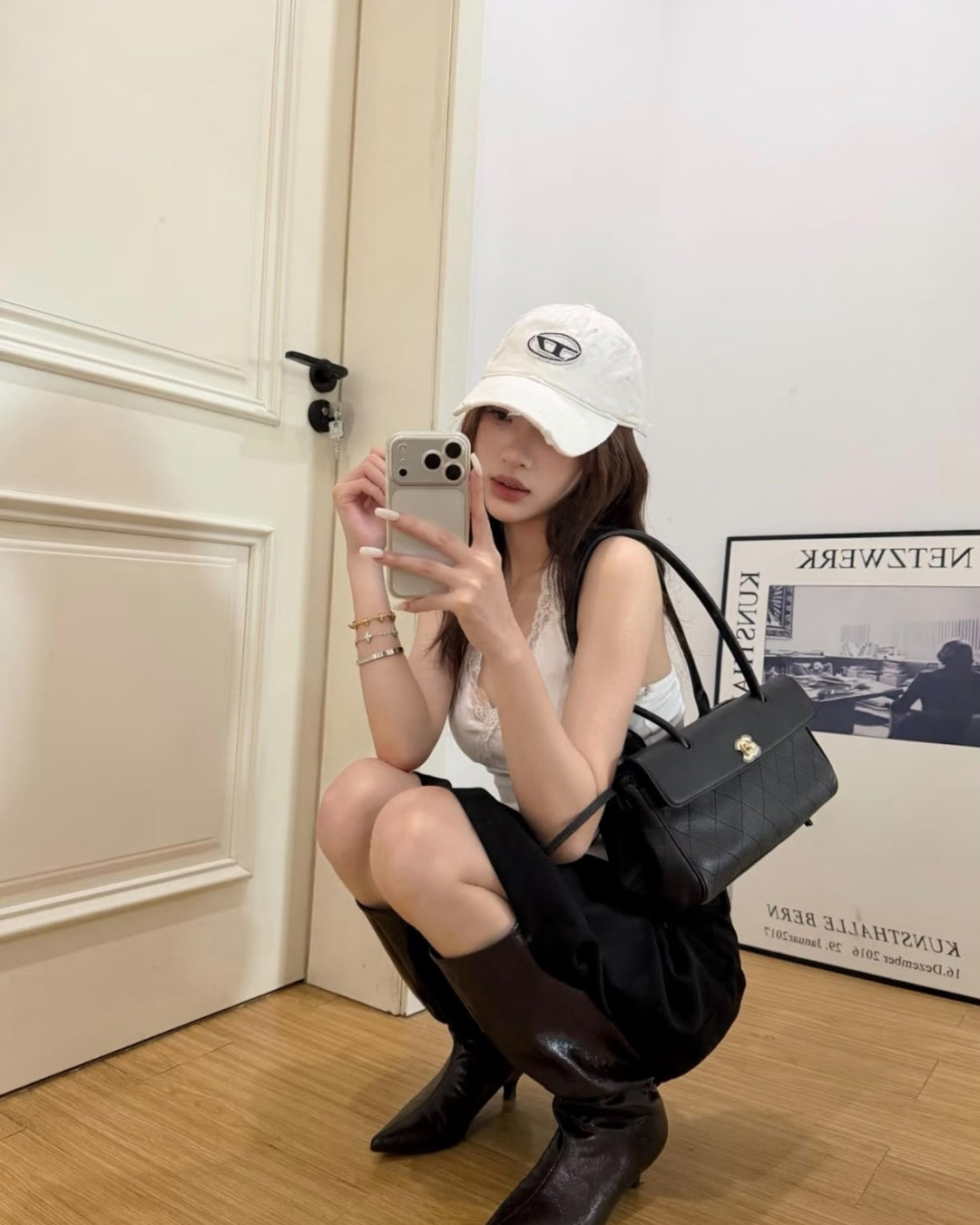 CHANEL Dual Handle Tote Bag 29cm