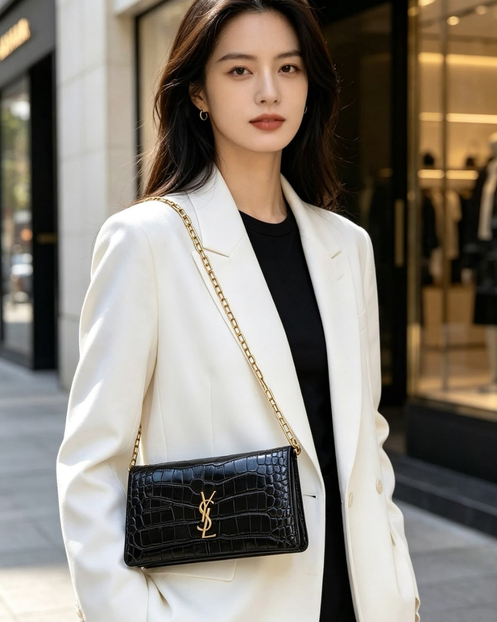 YSL Continental Wallet 22 cm Master