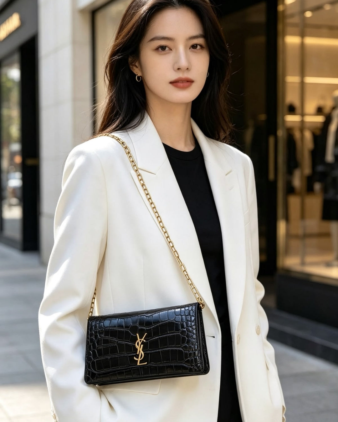 YSL Continental Wallet 22 cm Master