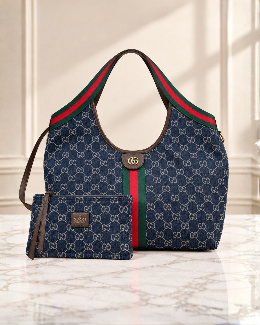 Gucci GG Shoulder Tote Bag 33cm