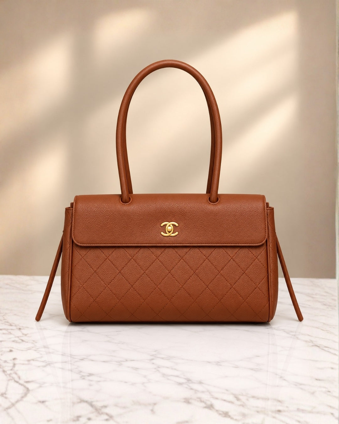 CHANEL Top Handle Tote Bag 32cm