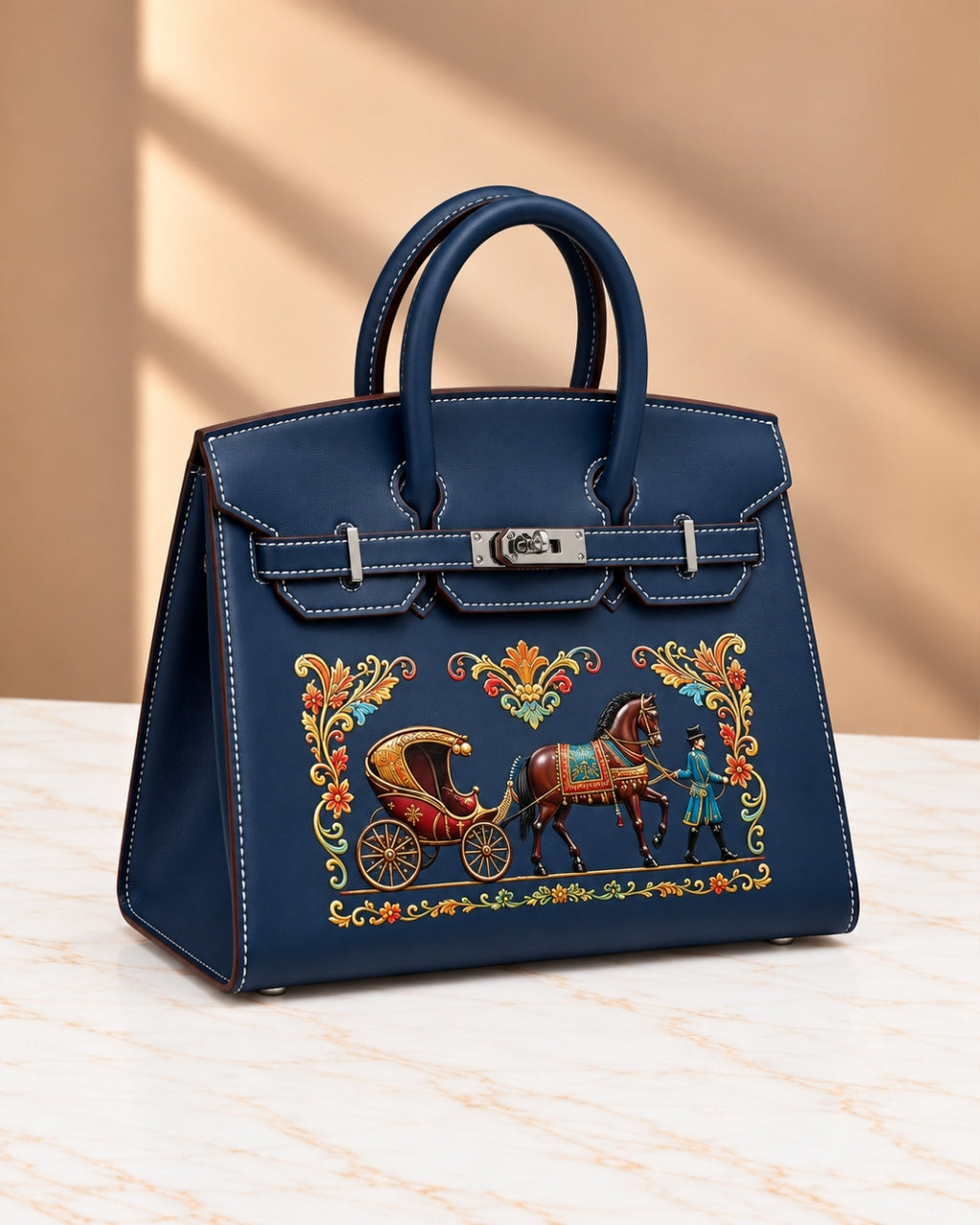 HERMES Birkin Carriage Print 30cm