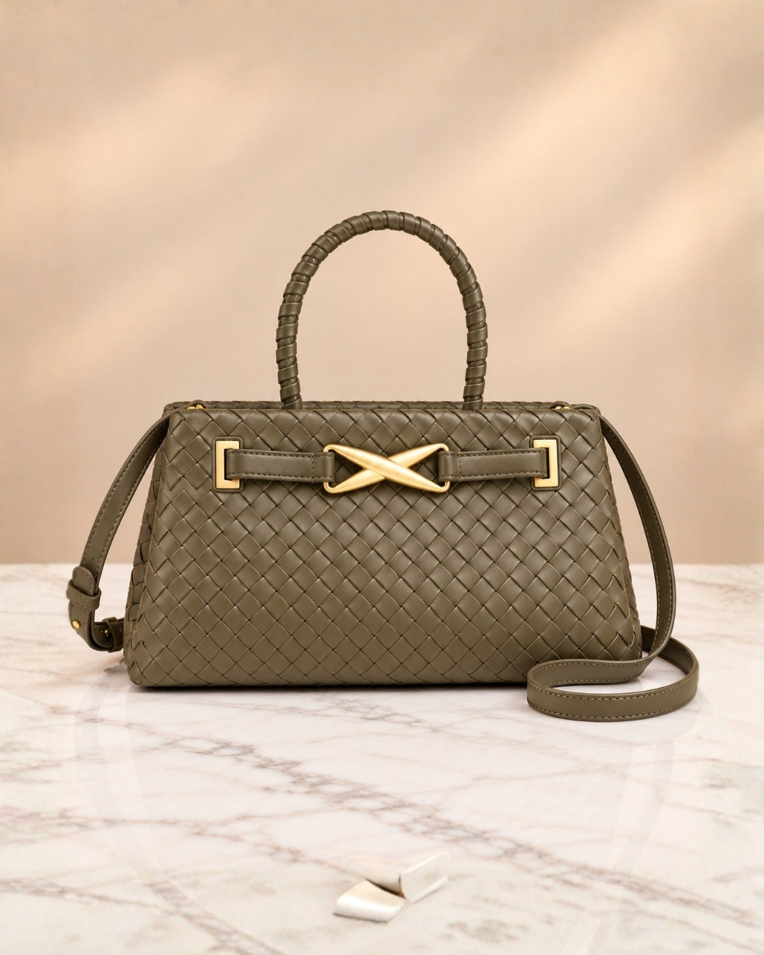 BOTTEGA Woven Tote Bag 30cm