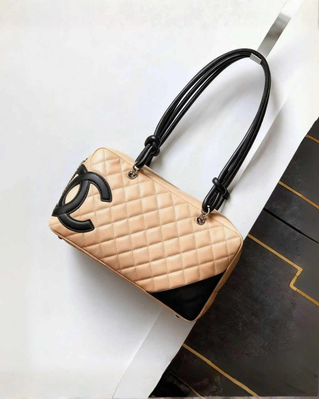 CHANEL Quilted Shoulder Bag 28cm