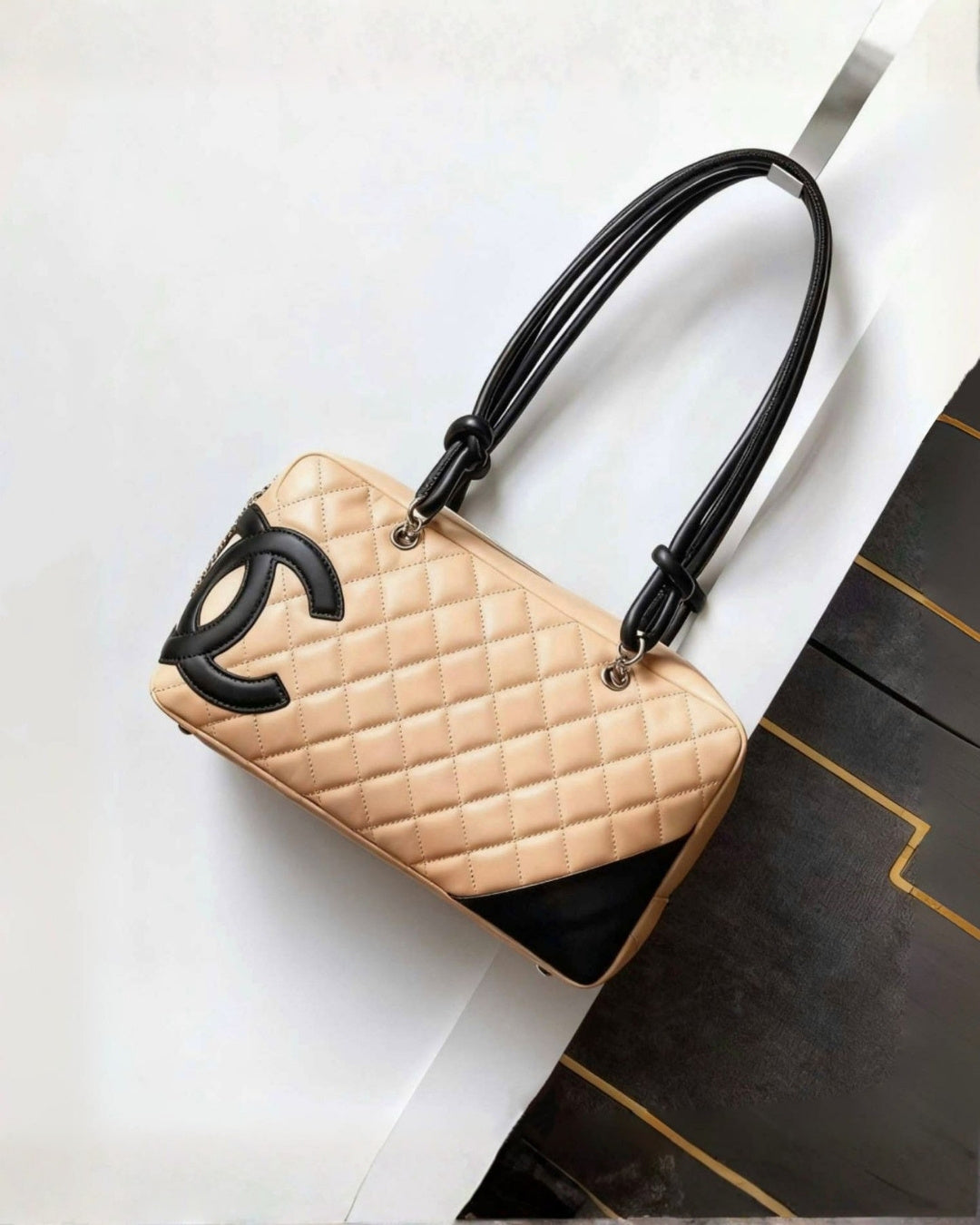 CHANEL Quilted Shoulder Bag 28cm