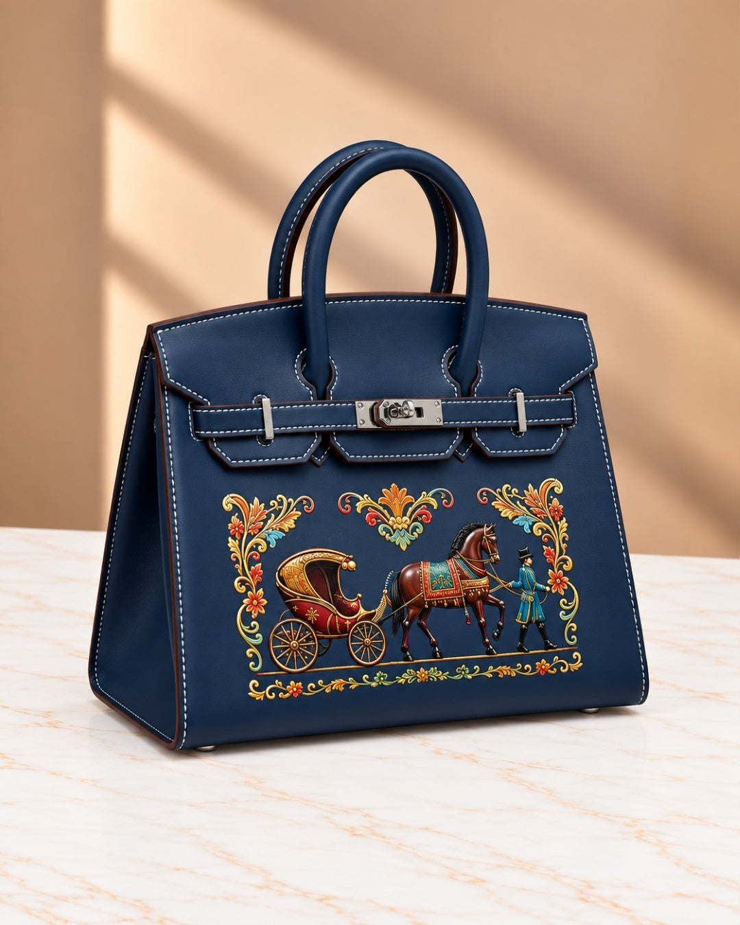HERMES Birkin Carriage Print 30cm