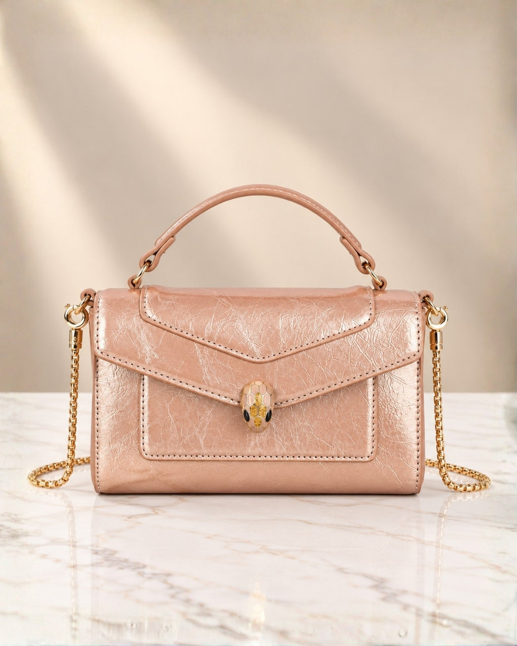 BVLGARI Serpent Mini Top Handle Bag 20cm
