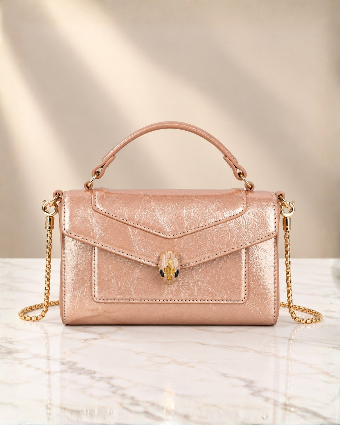 BVLGARI Serpent Mini Top Handle Bag 20cm