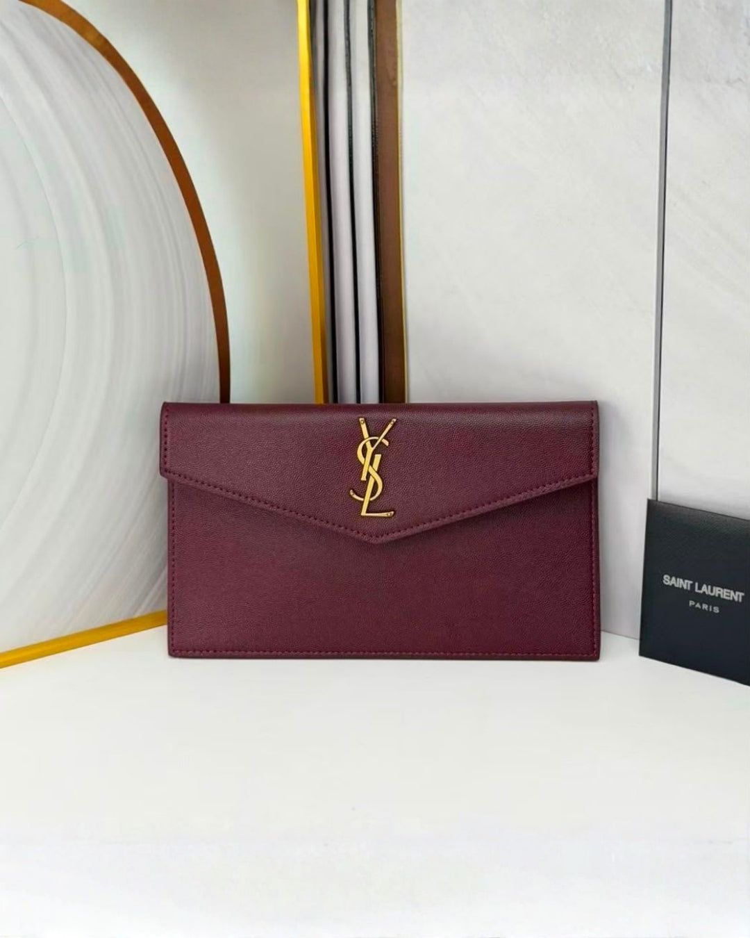 YSL Envelope Clutch Pouch 28 cm A+