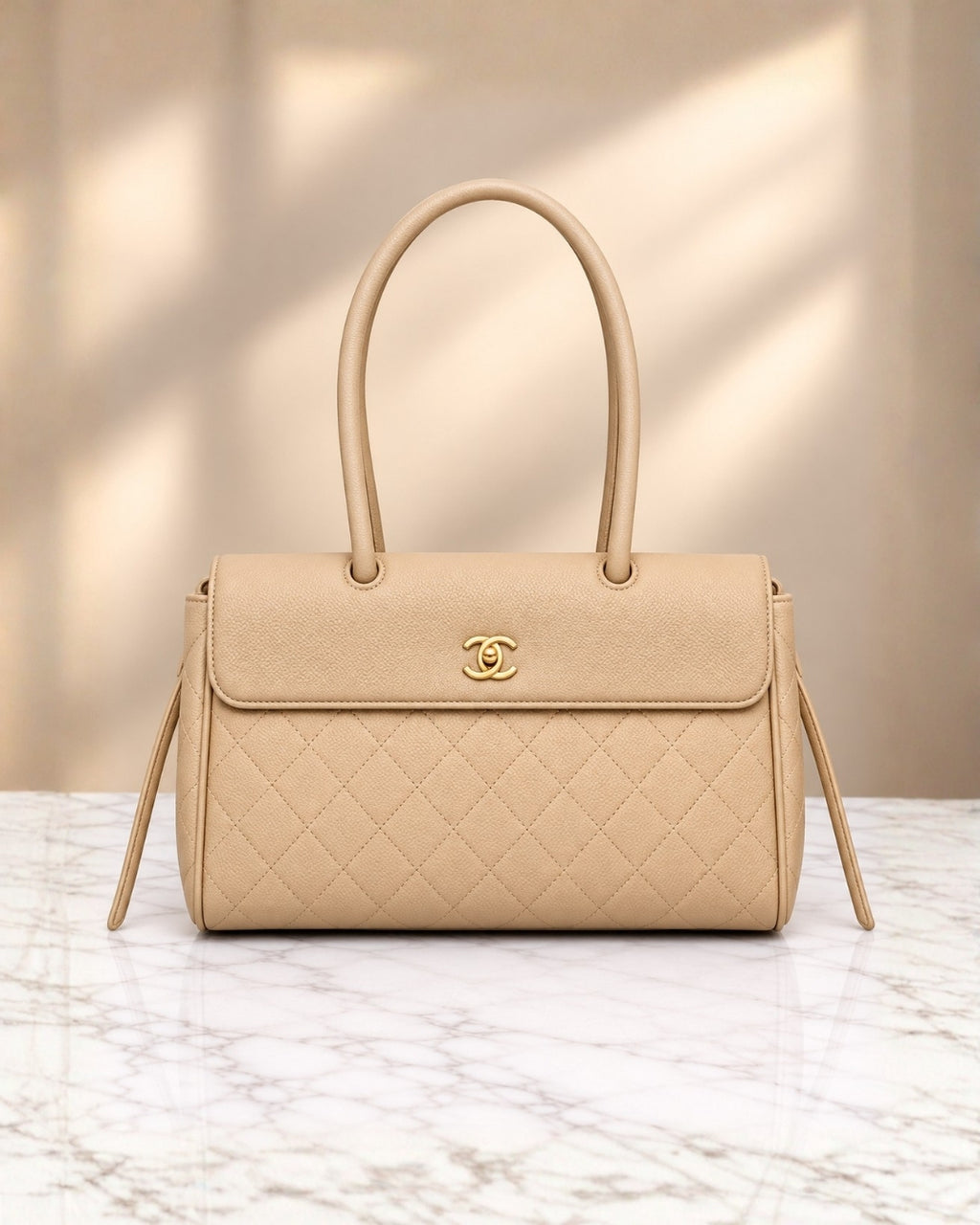 CHANEL Top Handle Tote Bag 32cm