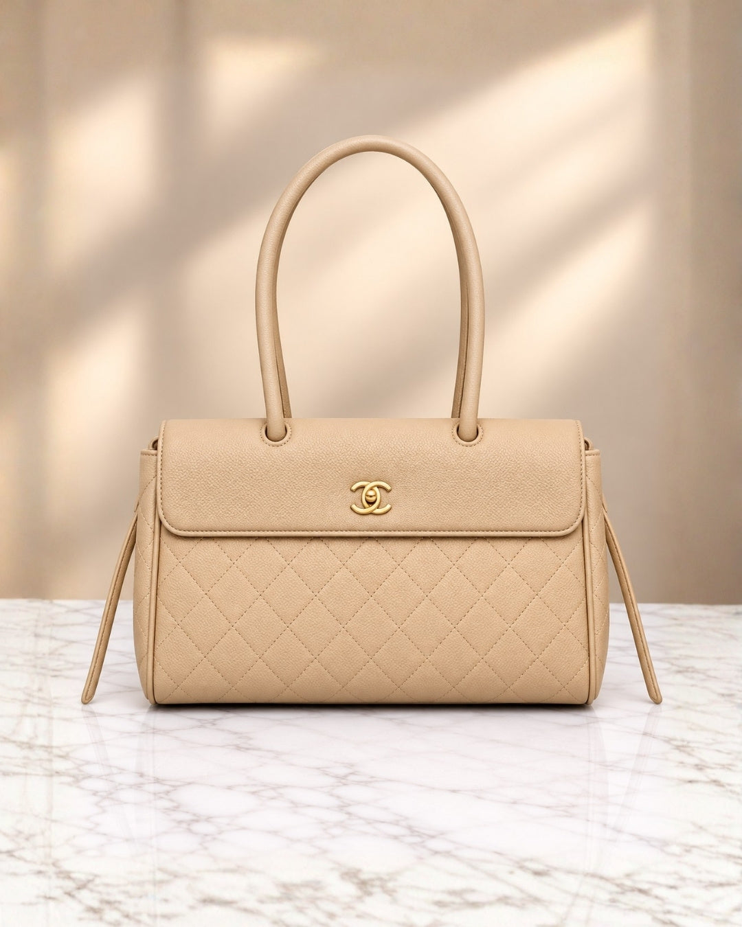 CHANEL Top Handle Tote Bag 32cm