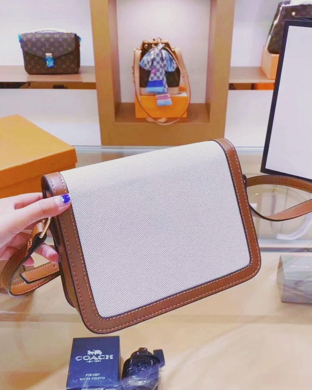 CELINE Triomphe Shoulder Bag 22cm