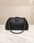 BOTTEGA Woven Clutch Bag 30 cm A+
