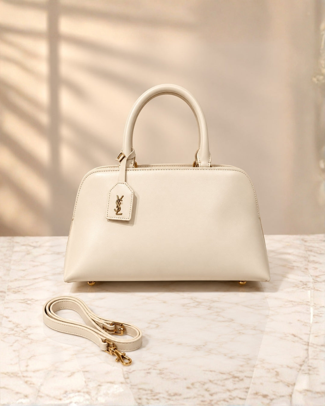 YSL Structured Top Handle Bag 31 cm