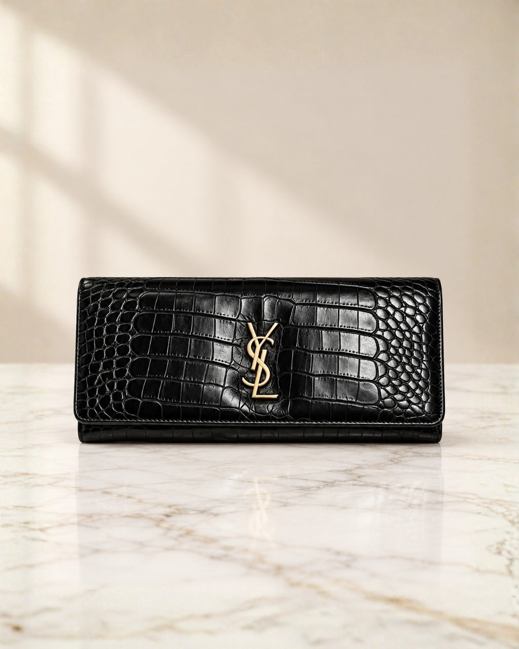 YSL Continental Wallet 22 cm Master